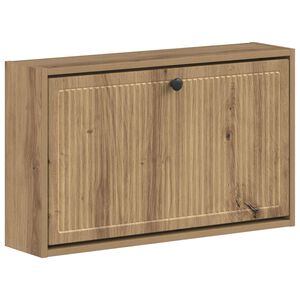 vidaXL Wandmontierter Schuhschrank EDE 71 x 17 x 43 cm Holzwerkstoff