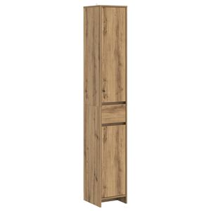 vidaXL Badezimmerschrank Artisan-Eiche 30 x 33 x 190 cm Holzwerkstoff