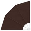vidaXL Balkon Sichtschutz 160 x 160 cm Polyester Braun
