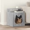 vidaXL Katzenhaus Graues Sonoma 42,5 x 40 x 53,5 cm Holzwerkstoff