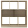 vidaXL Bücherregal Sonoma-Eiche 97,5x29,5x100 cm Holzwerkstoff
