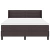vidaXL Boxspringbett mit Matratze Dunkelbraun 200 x 160 cm Polyester