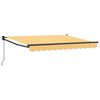 vidaXL Ausziehbare Markise Sand 4,5 &times; 3 m 100% Polyester und Aluminium