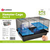 FLAMINGO Hamsterk&auml;fig Jaro 2 50,5x33x32,5 cm Schwarz und Blau