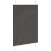vidaXL Plissee Schwarz 90x100 cm Stoffbreite 89,4 cm Polyester
