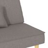vidaXL Schlafsofa Taupe Stoff
