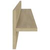 vidaXL Wandregale 2 Stk. Sonoma-Eiche 80x11,5x18 cm Holzwerkstoff