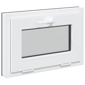 vidaXL Kellerfenster RISOR 60 x 40 cm PVC und Glas Anthrazit