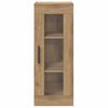 vidaXL Wandschrank Artisan-Eiche 34,5 x 34 x 90 cm