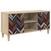 vidaXL TV-Schrank OMMEN 102 x 33 x 50 cm Sonoma Holzwerkstoff