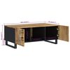 vidaXL Couchtisch 100x54x40 cm Massivholz Mango & Holzwerkstoff