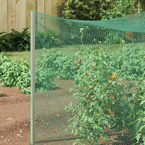 vidaXL Vogelschutznetz Gr&uuml;n 4 x 5 m Polyethylen