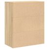 vidaXL Bücherregal Sonoma-Eiche 60x30x71,5 cm Holzwerkstoff