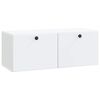 vidaXL Wandmontierter TV-Schrank 78,5 x 31 x 30 cm Wei&szlig; Holzwerkstoff