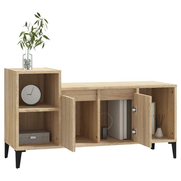vidaXL TV-Schrank Sonoma-Eiche 100x35x55 cm Holzwerkstoff