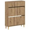 vidaXL Schuhschrank DELFT 78 x 24 x 103 cm Holzwerkstoff Artisan-Eiche