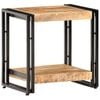 vidaXL Beistelltisch 40x30x40 cm Raues Mangoholz