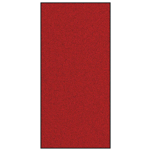 vidaXL Fußmatte Rot und Schwarz 120 x 250 cm Polyamid und PVC