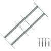 vidaXL Sicherheitsgitter f&uuml;r Fenster mit 2 Querstangen 3 pcs