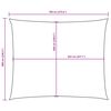 vidaXL Sonnensegel Oxford-Gewebe Rechteckig 6x7 m Anthrazit