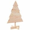 vidaXL Weihnachtsbaum Holz zum Schm&uuml;cken 70 cm Massivholz