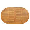 vidaXL Tischplatte &Ouml;l-Natur 120 x 70 x 2 cm Massivholz Akazie