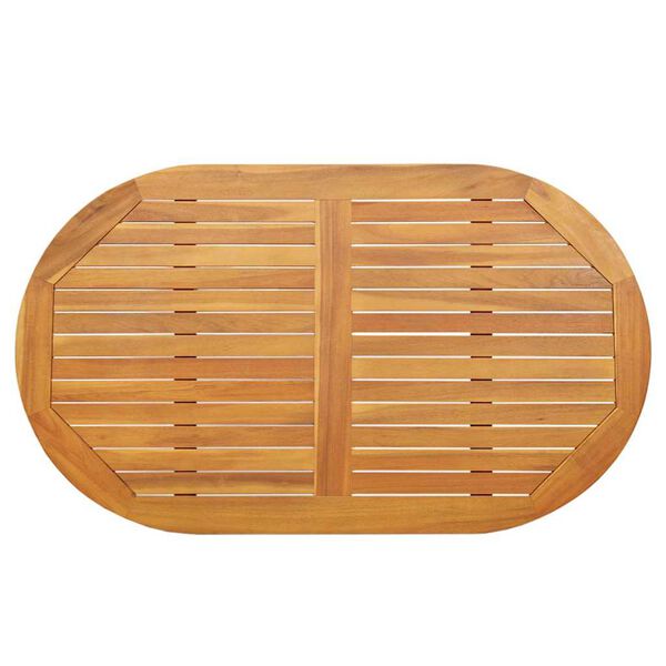 vidaXL Tischplatte &Ouml;l-Natur 120 x 70 x 2 cm Massivholz Akazie