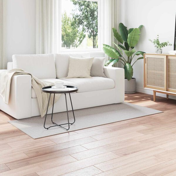 vidaXL Bereichsteppiche LUGO Creme und Grau 200 x 80 cm Polyester