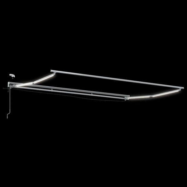 vidaXL Elektrische ausziehbare Markise Creme 4 &times; 3,5 m