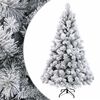 vidaXL K&uuml;nstlicher klappbarer Weihnachtsbaum 180 cm PVC und Metall