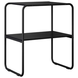 vidaXL Konsolentisch Schwarze Eiche 80 x 42,5 x 70 cm Holzwerkstoff