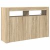 vidaXL Sideboard Sonoma-Eiche 116 x 30 x 75 cm Holzwerkstoff