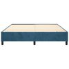 vidaXL Boxspringbettgestell Dunkelblau 200x200 cm Samt