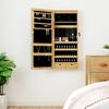 vidaXL Spiegel-Schmuckschrank mit LED-Beleuchtung Wandmontage