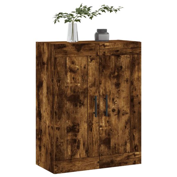 vidaXL Wandschrank R&auml;uchereiche 69,5x34x90 cm Holzwerkstoff