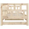vidaXL Tagesbett Ausziehbar Massivholz Kiefer 2x(90x190) cm