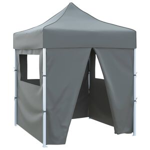 vidaXL Party-Zelt Anthrazit 200 x 200 x 315 cm Oxford-Stoff