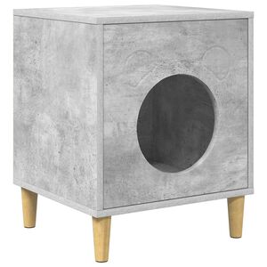vidaXL Katzenhaus Beton 42,5 x 40 x 53 cm Holzwerkstoff