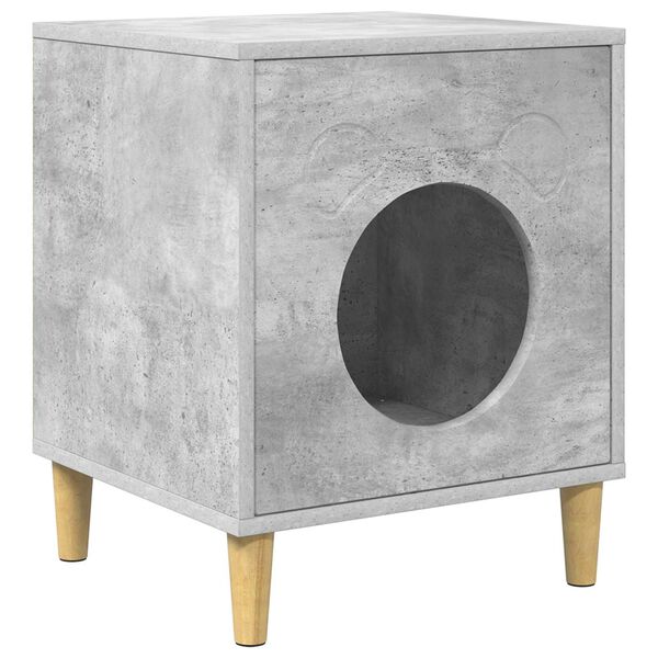 vidaXL Katzenhaus Beton 42,5 x 40 x 53 cm Holzwerkstoff
