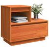 vidaXL Nachttisch 2 pcs Wachsbraun 60 x 34 x 51 cm Holzwerkstoff