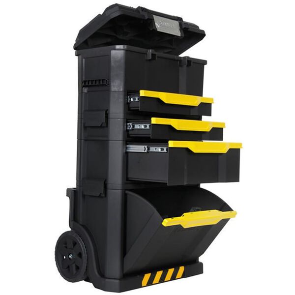 Stanley Rollende Werkstatt Kunststoff Schwarz 1-79-206