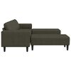 vidaXL Wohnzimmer Couch 3 pcs Olivegr&uuml;n