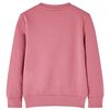 Kinder-Sweatshirt Himbeerrosa 116