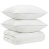 vidaXL G&auml;nsedaunen-Bettdecken-Set 90% FULDA 3 stk. 240 x 260 cm Wei&szlig;