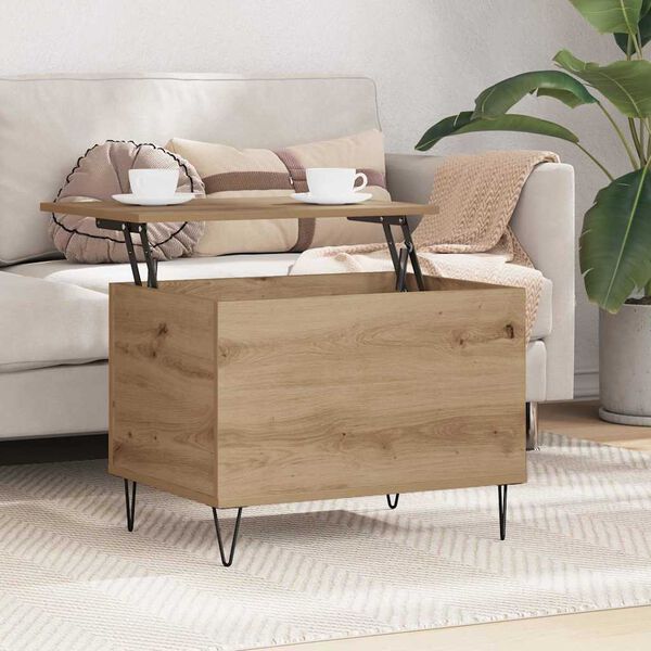 vidaXL Couchtisch Artisan-Eiche 60 x 44,5 x 45 cm Holzwerkstoff