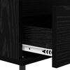 vidaXL Sideboard Schwarz Eichen-Optik 35 x 40 x 70 cm Holzwerkstoff