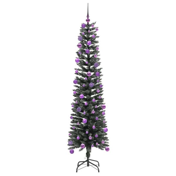 vidaXL K&uuml;nstlicher Weihnachtsbaum mit 300 LEDs mit St&auml;nder Gr&uuml;n 180 cm