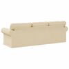 vidaXL Sofa Creme Gesamtabmessungen: 245 x 82 x 80 cm (B x T x H) Samt