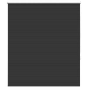 vidaXL Verdunkelungsrollo Schwarz 125x150 cm Stoffbreite 121,6 cm