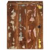vidaXL Bad-Wandschrank 38x33x48 cm Altholz Massiv